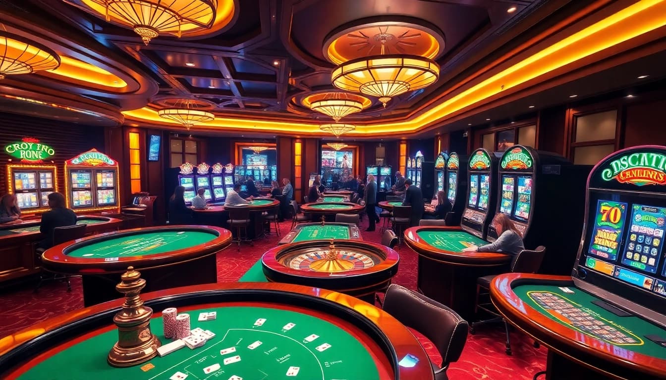 Experience thrilling gameplay at https://gg88.black/ with vibrant casino tables and excited players.