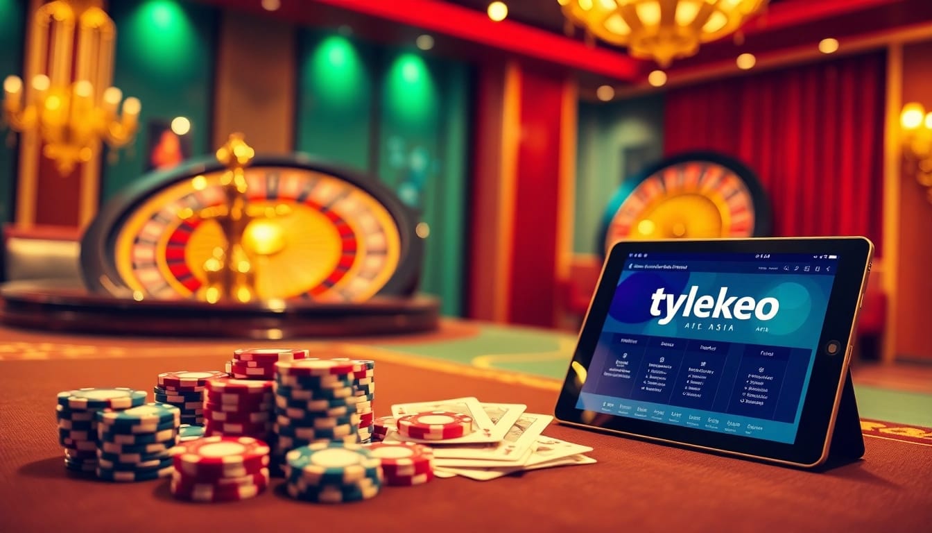 Experience the excitement of gambling at tylekeo.asia with vibrant casino visuals and engaging gameplay.