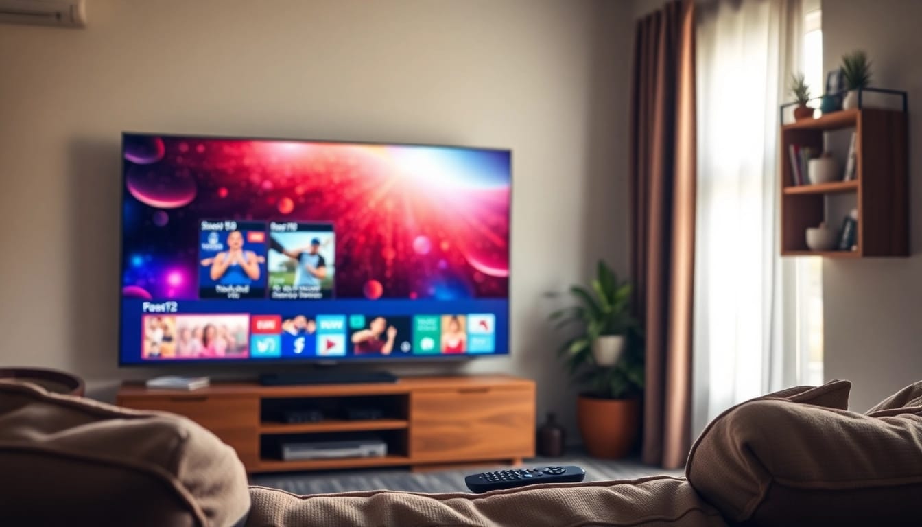 Erleben Sie IPTV Deutschland mit einer einladenden Heimkino-Umgebung.