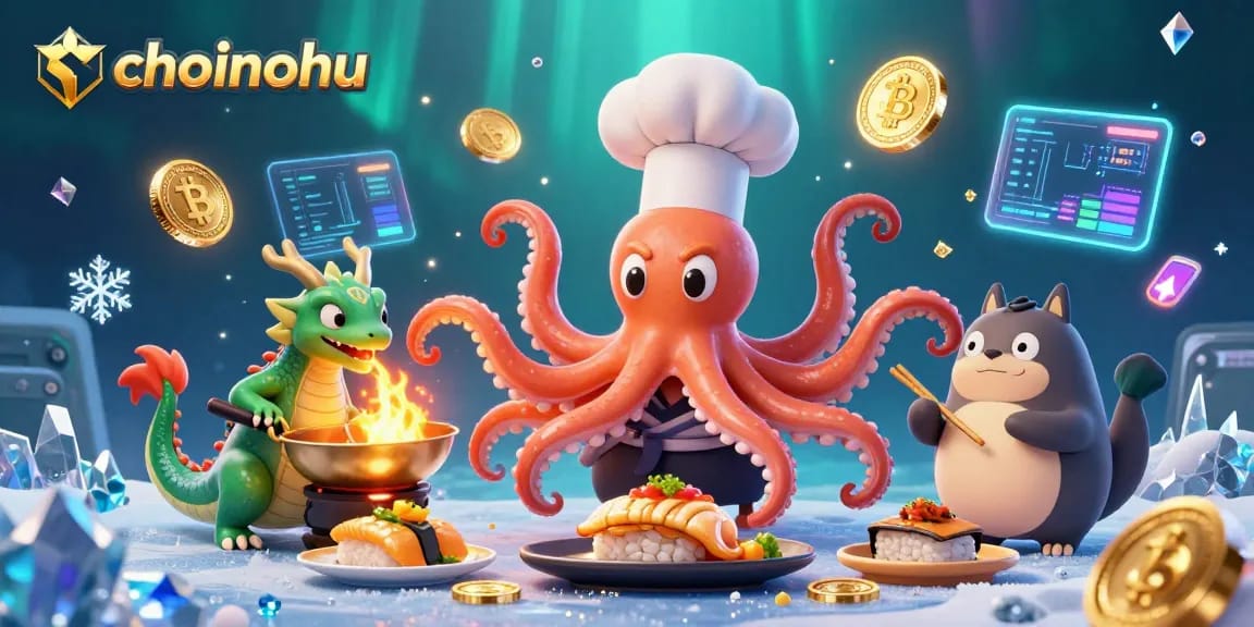 Experience the vibrant choinohu crypto casino scene with dynamic characters and glowing game elements.