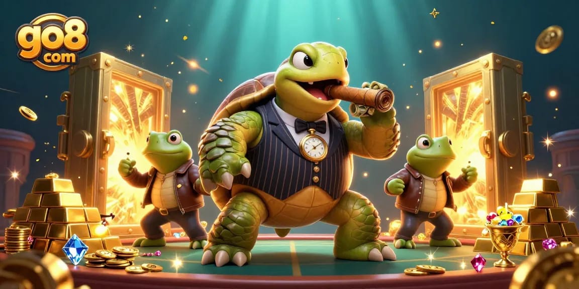 Experience thrilling adventures at go8 com with animated casino characters and sparkling treasures.