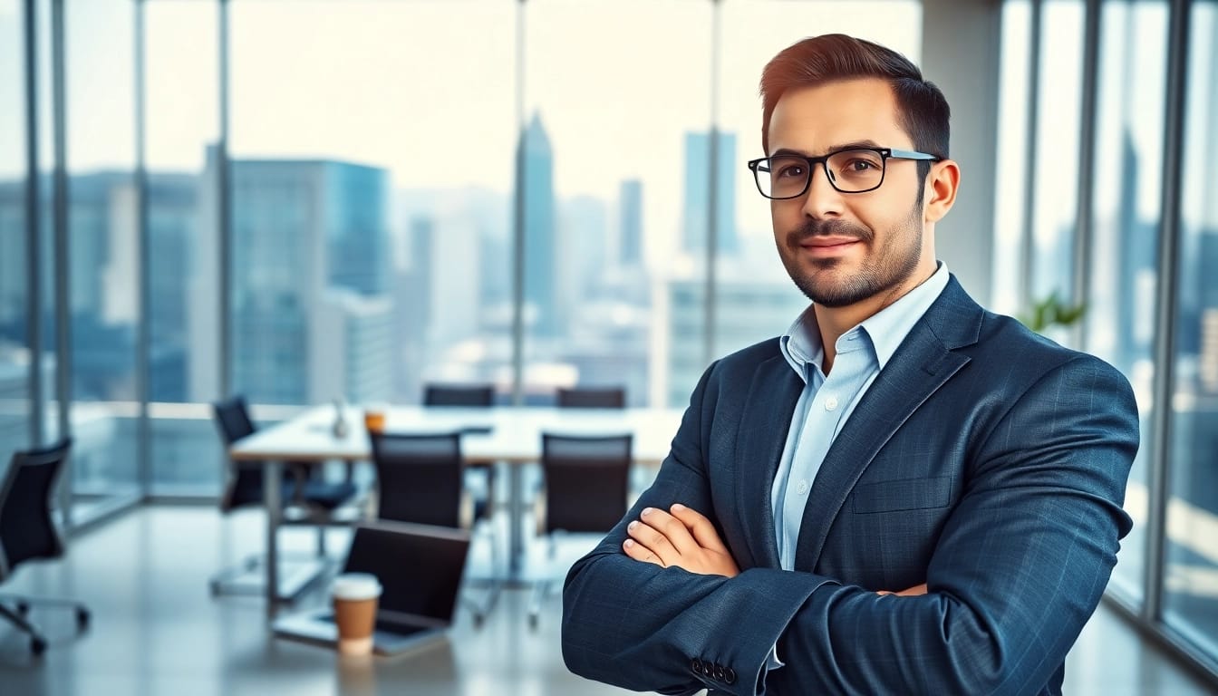 Businessfotograf München erstellt beeindruckende Unternehmensporträts in modernem Büro.