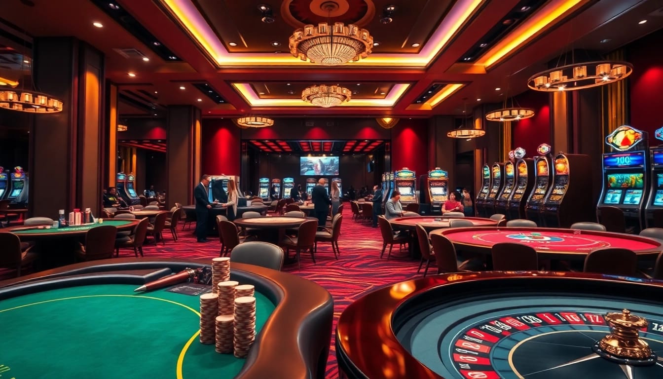 Experience thrilling gameplay at 88i nhà cái, showcasing vibrant casino action and excitement.