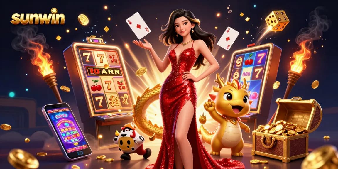 Win big with Sunwin's engaging 3D casino experience featuring thrilling slot machines and dynamic gameplay!