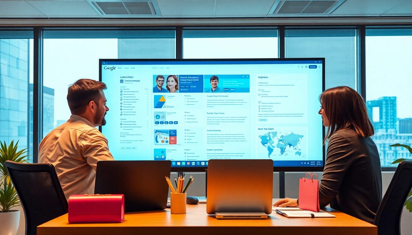 Professionelles Team eines Löschdienstes analysiert Online-Bewertungen zur Verbesserung des Rufs.