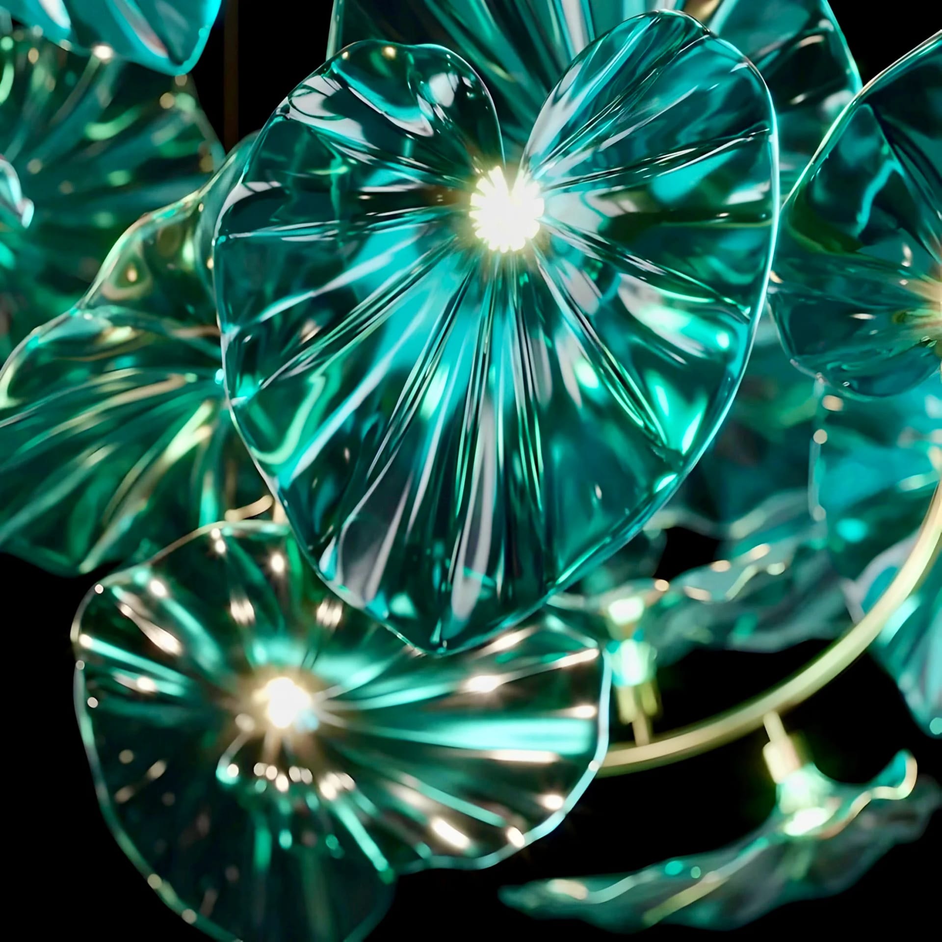 Hängelampe Glas BUYnBLUE für niedrige Decken: Kompakte Leuchten für gemütliche Atmosphäre