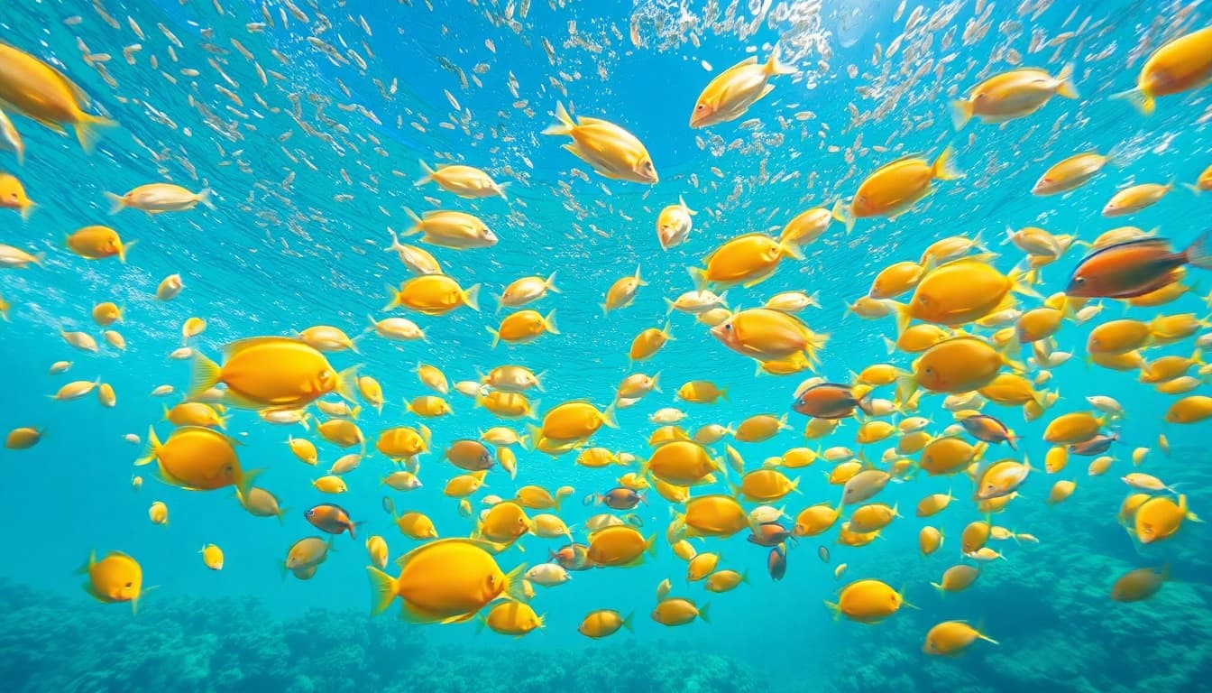 Tauchen in Playa del Carmen mit einer bunten Unterwasserlandschaft voller Fische und Korallen.