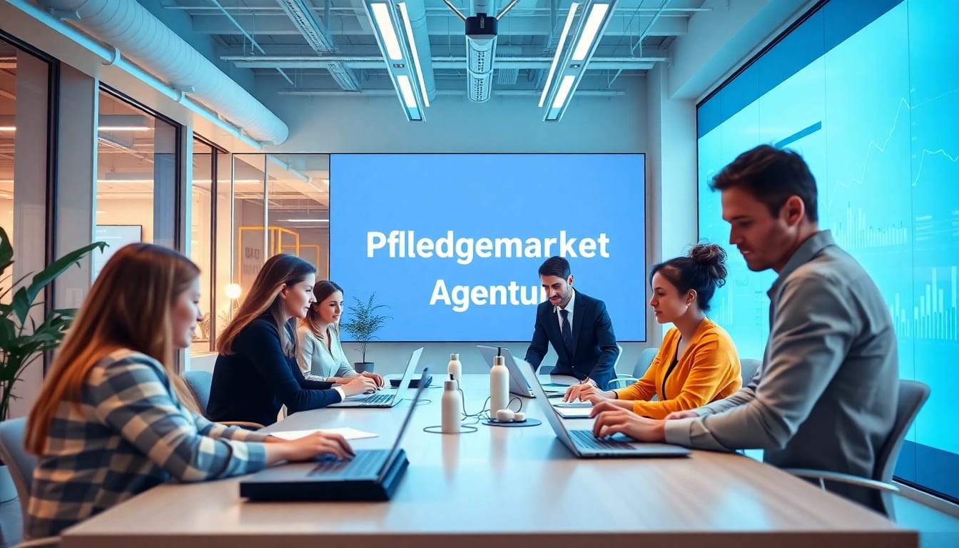 Drive results with the pflegemarketing agentur team in a dynamic workspace.