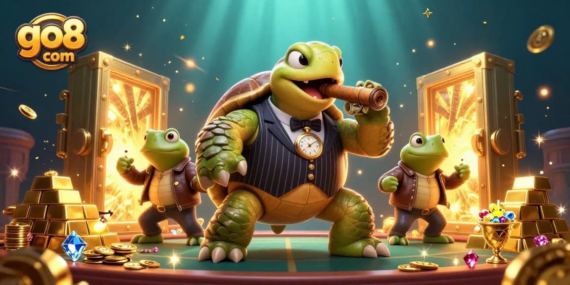 Experience thrilling adventures at go8 com with animated casino characters and sparkling treasures.