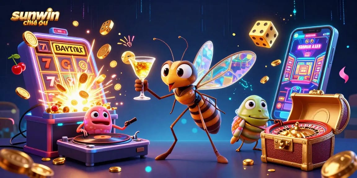 Experience thrilling gameplay with sunwin chính thức, featuring a vibrant casino scene bursting with excitement.