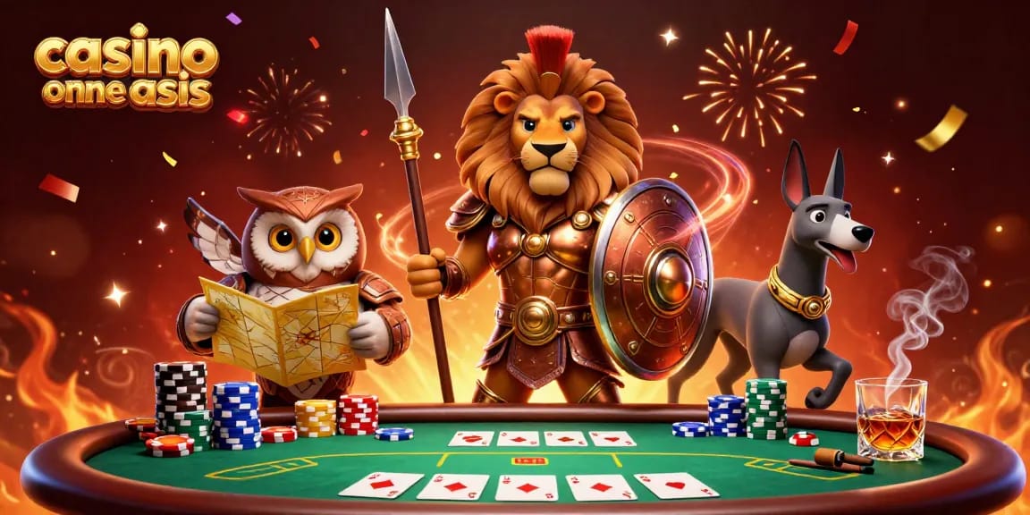 Engage in gaming excitement at casino ohne oasis with heroic characters and rich casino elements.