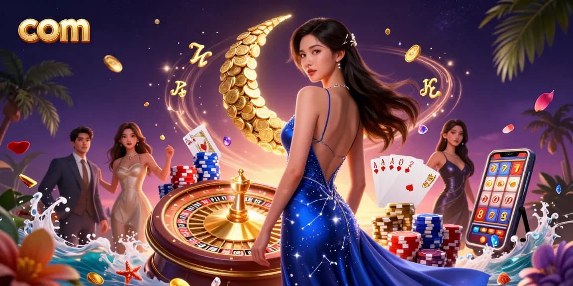 Experience the thrill of gaming at com, with vibrant casino elements and engaging characters.