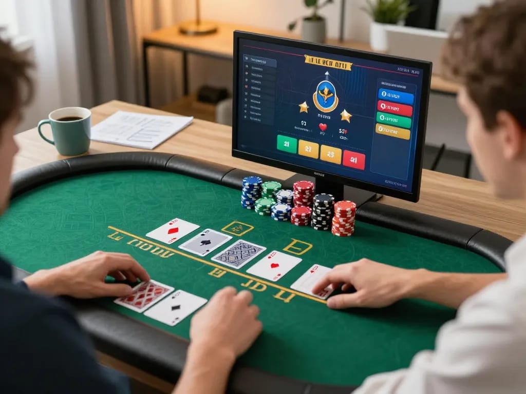 Player engaging with qrcodegenerator1 while enjoying a dynamic live blackjack game at home