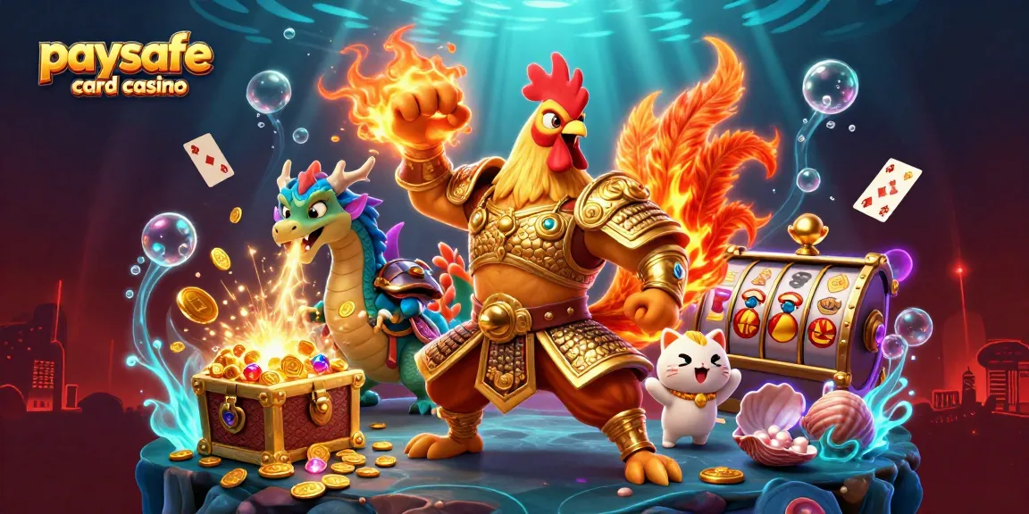 Erleben Sie die Aufregung eines Paysafe Card Casinos mit lebendigen Spielelementen und dynamischen Charakteren!