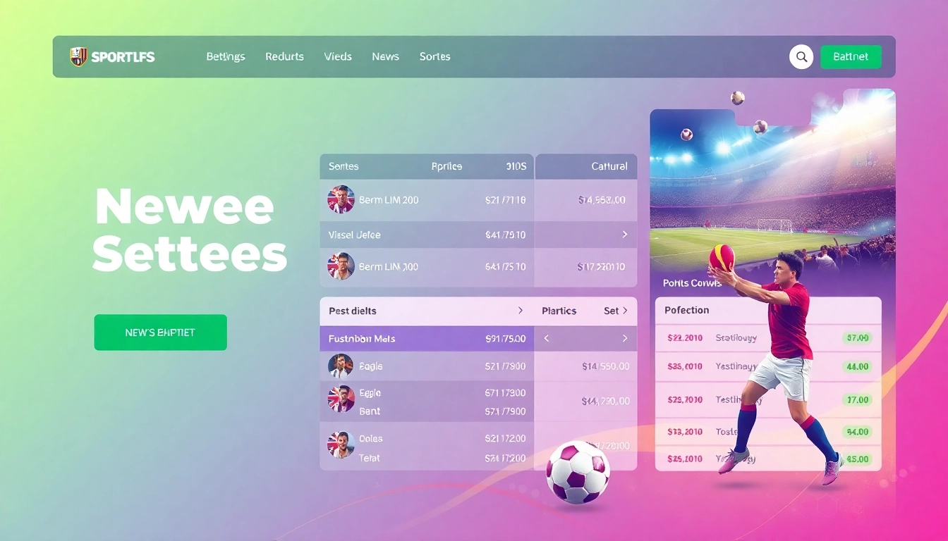 Interactive betting screen highlighting neue wettanbieter options and features for users.