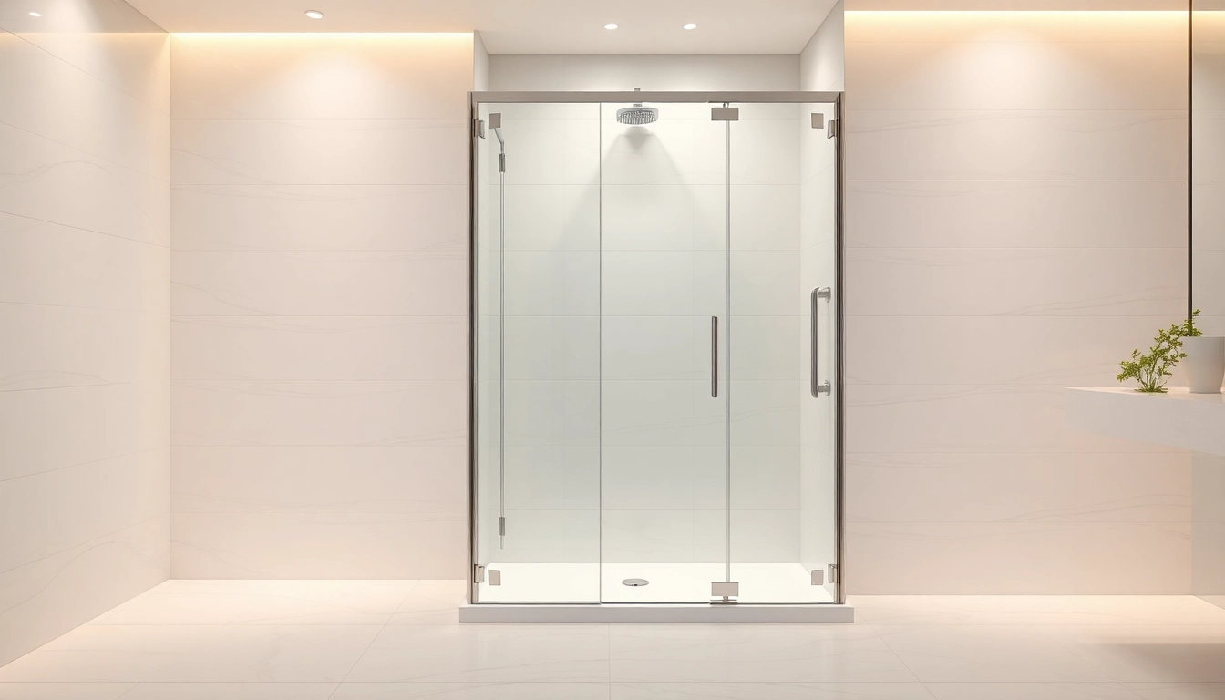 Duschkabine 80x80 in eleganter, moderner Badezimmerumgebung mit hochwertigen Materialien