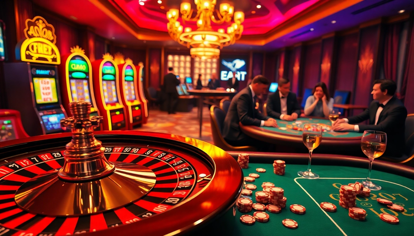 Engaged players at a casino table exploring link 12bet for an exciting gaming experience.