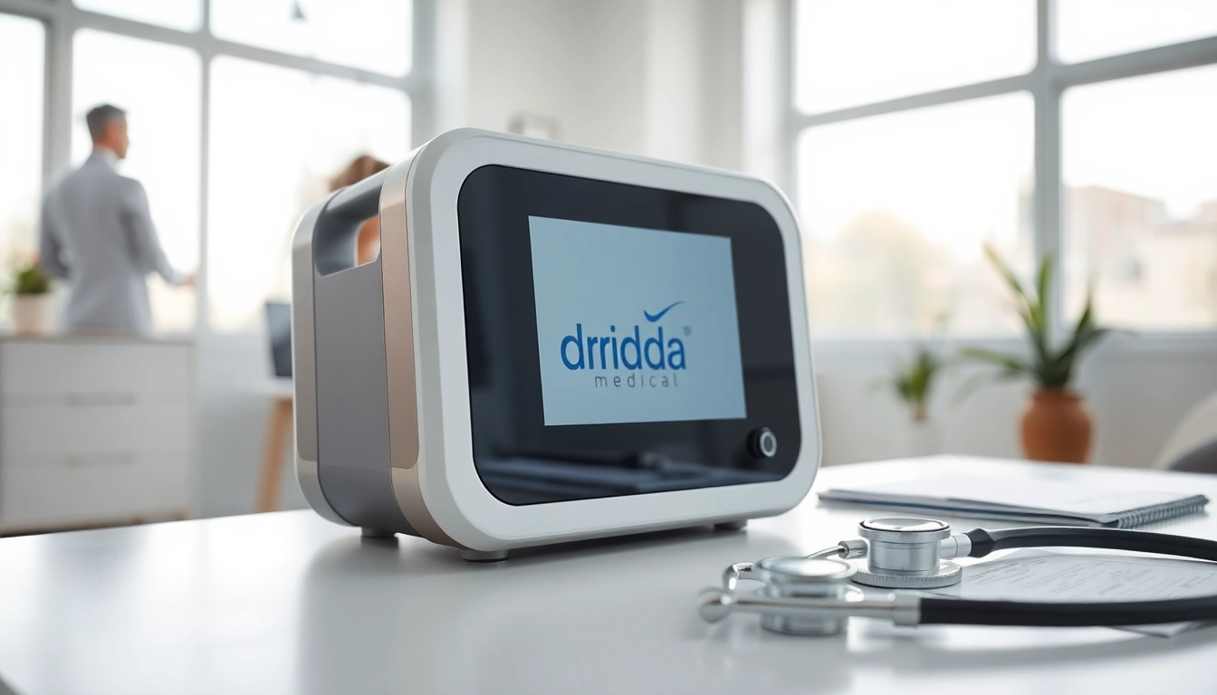 Driada medical device prominently displayed in a professional healthcare environment.