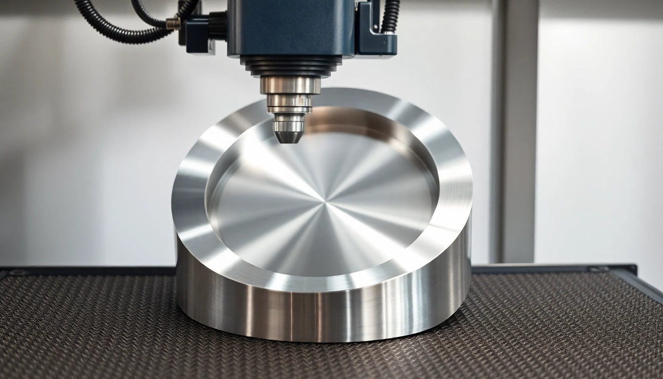 Felgen CNC Drehen München: Hochpräzises CNC-Drehen eines Aluminiumrads in moderner Werkstatt.