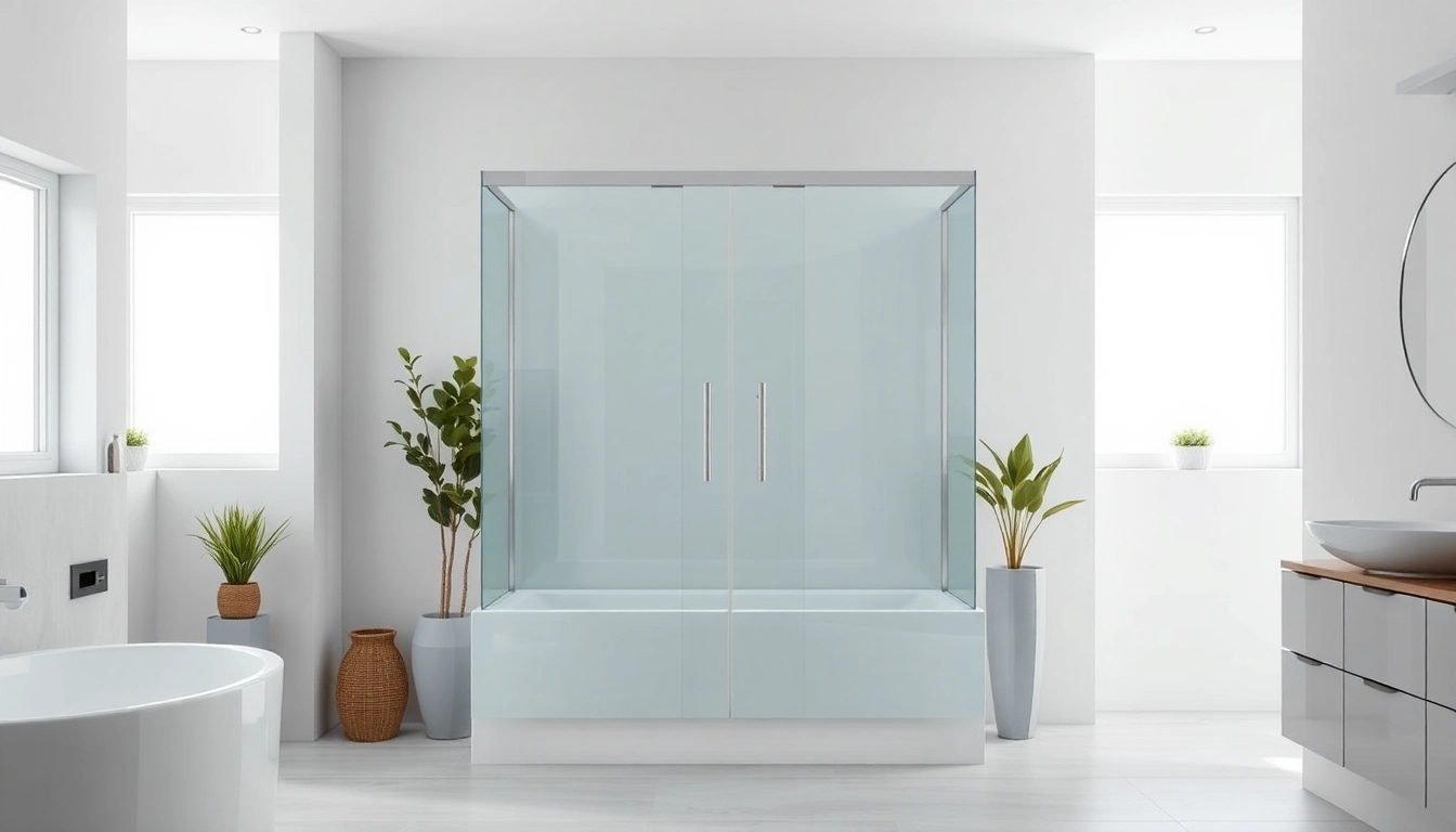 Elegante duschkabine 80x80 in modernem Badezimmer mit minimalistischen Details.