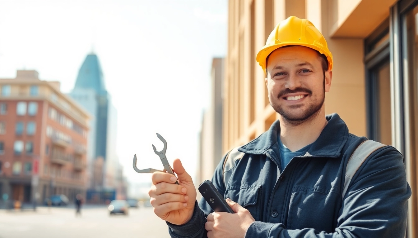 Schlüsseldienst Berlin 24h: Professioneller Mitarbeiter öffnet eine Tür mit modernem Werkzeug in Berlin.