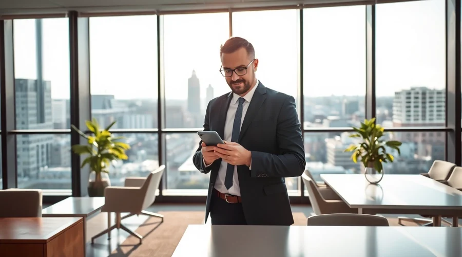 Headhunter Bochum arbeitet professionell im Büro und sucht Talente.