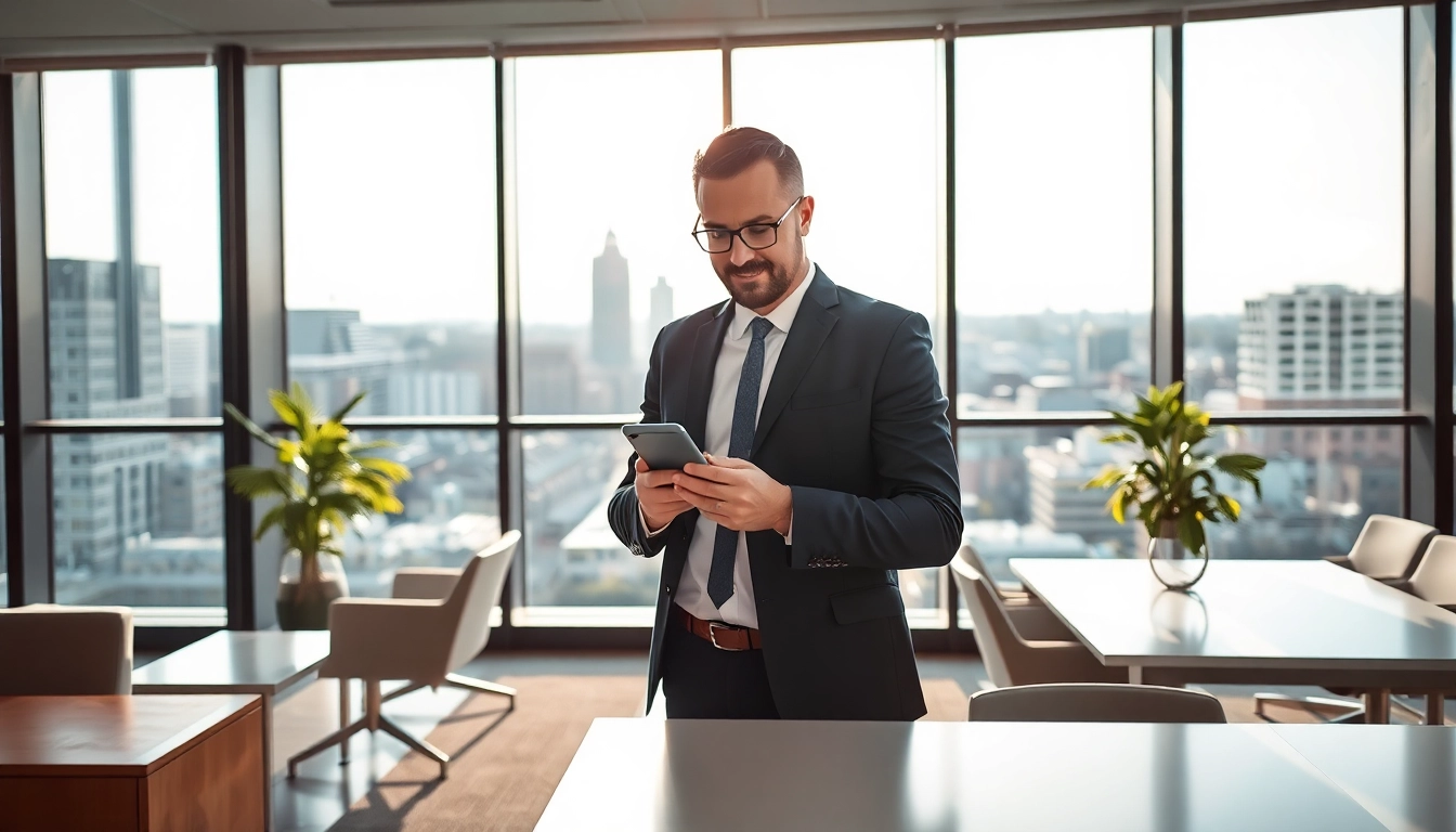 Headhunter Bochum arbeitet professionell im Büro und sucht Talente.