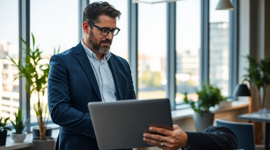 Headhunter Führungskräfte im modernen Büro, hochprofessionelles Gespräch mit einem Kandidaten.