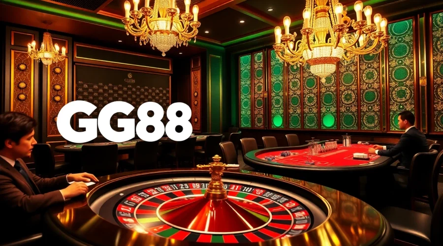 Experience the excitement of GG88 casino gaming with captivating poker action and luxury ambiance.