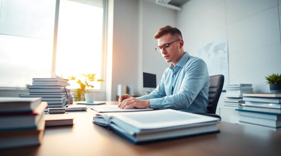 Anschauliche Szene eines Prozesses der beglaubigten Übersetzung mit beglaubigten Übersetzungsdokumenten